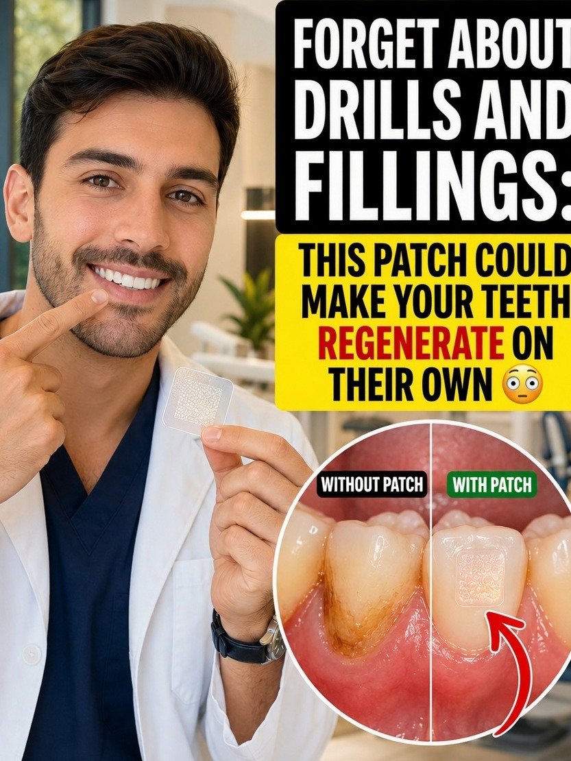 The End of Dental Drills? How a Revolutionary Microneedle Patch Could Heal Your Teeth Naturally!
