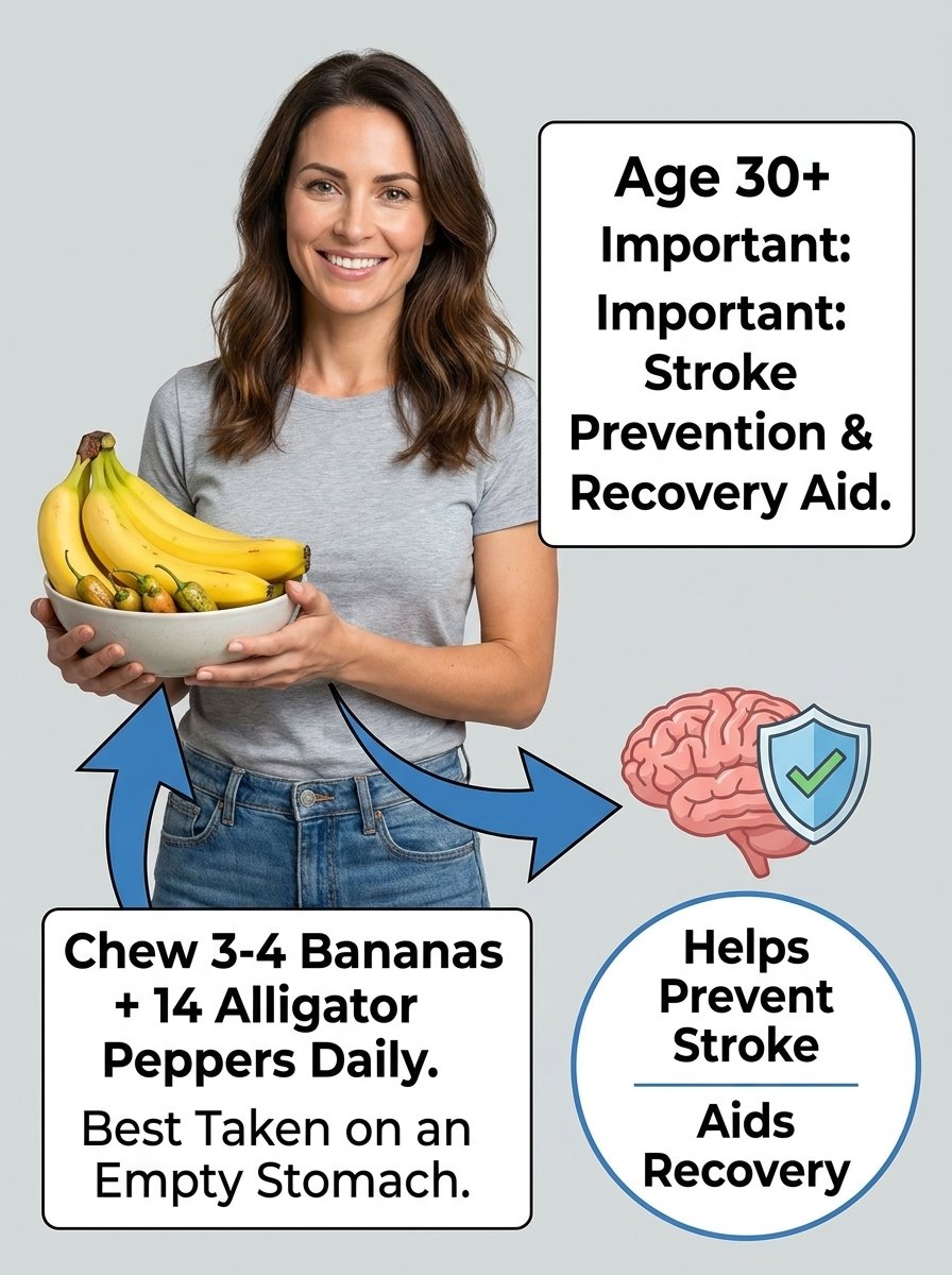 The #1 Natural Daily Habit for Adults Over 30: How Bananas & Alligator Pepper Boost Vitality & Heart Health!