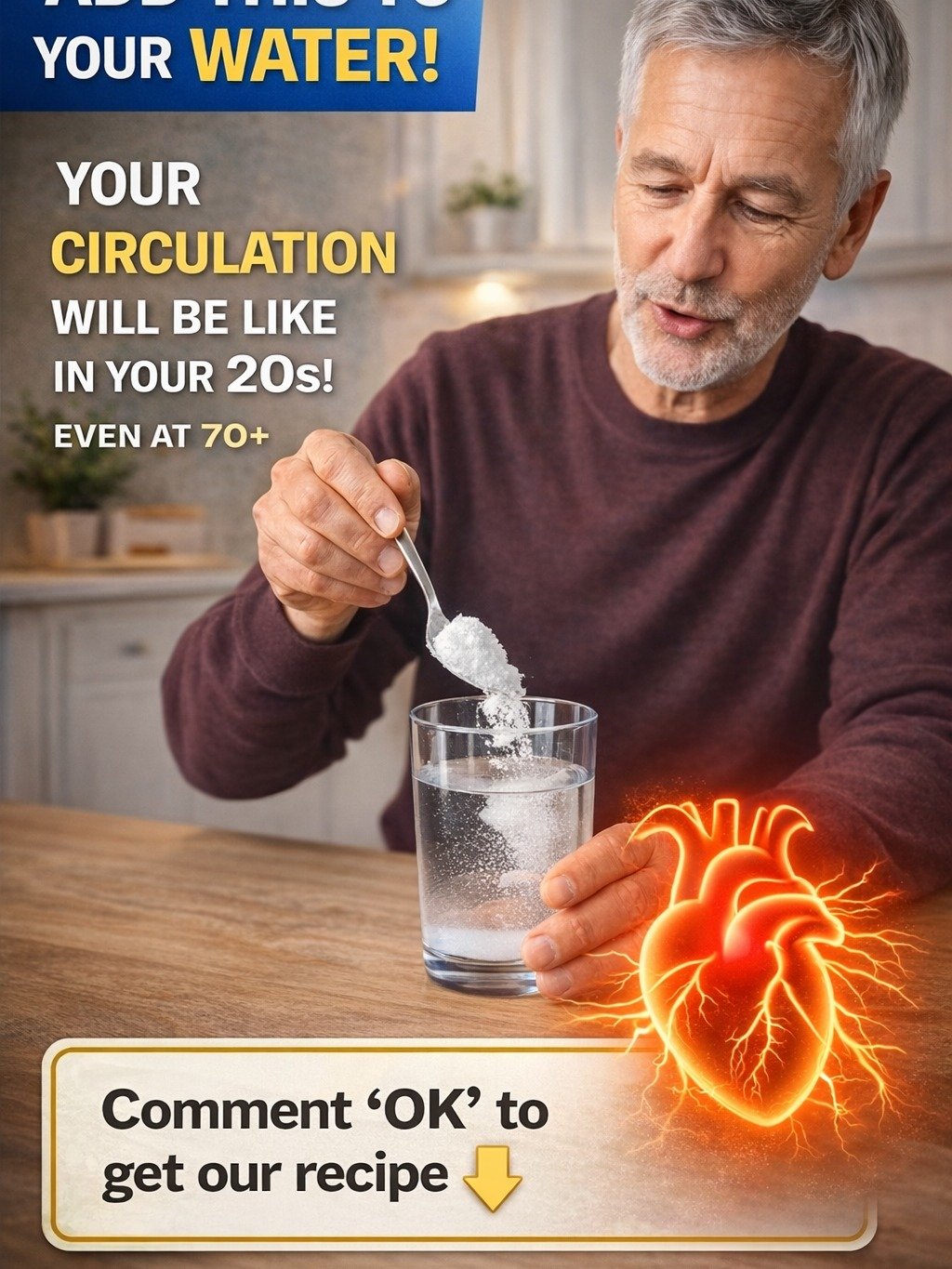STOP Drinking Plain Water! This ONE Mineral Could Transform Your Circulation & Energy After 50