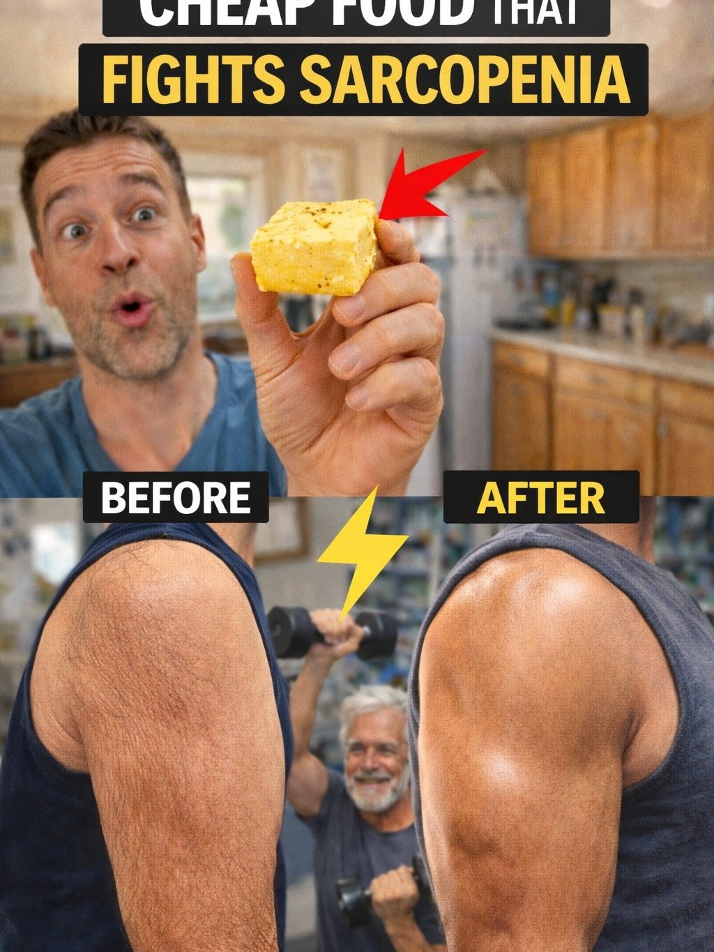 STOP Muscle Loss: This SHOCKINGLY Cheap Food Rebuilds Legs & Arms After 60!
