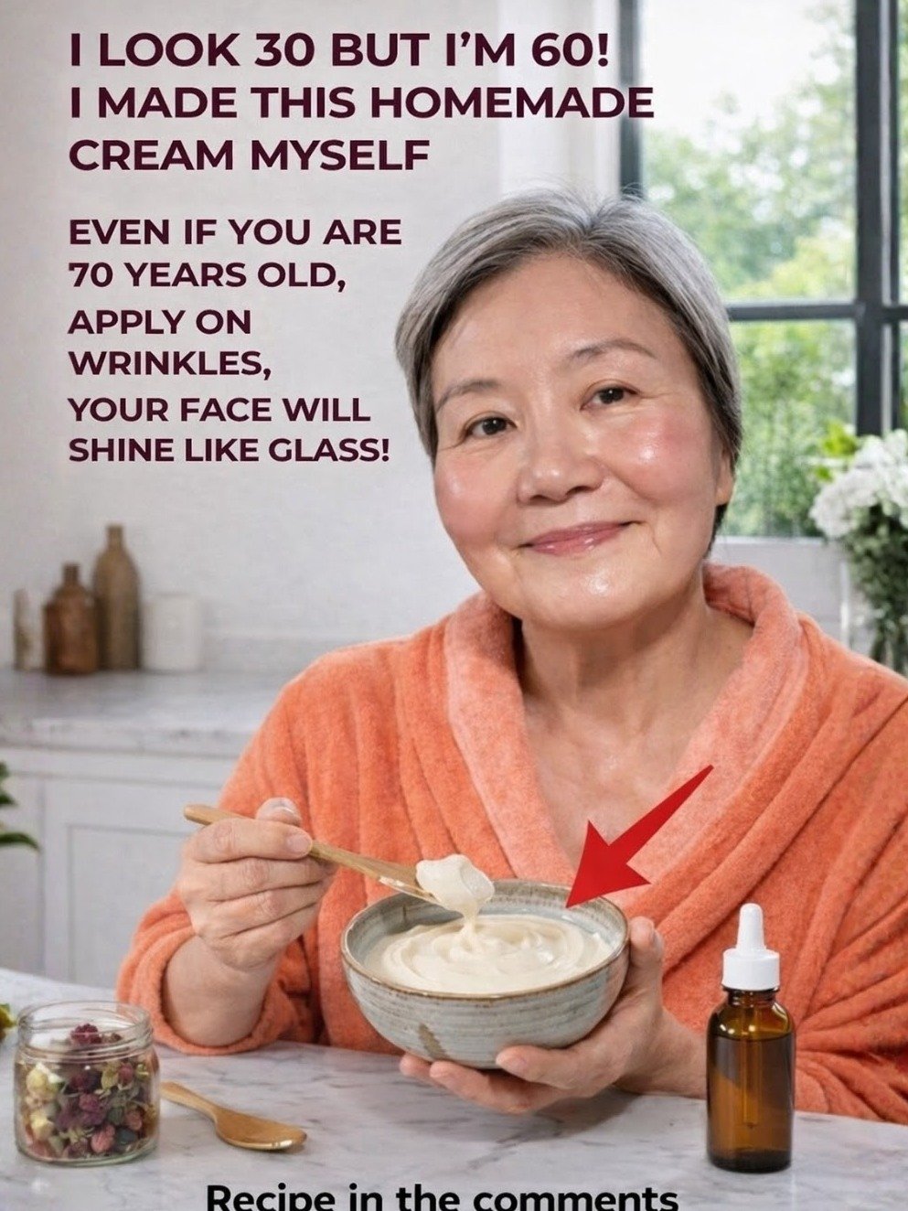 The Viral 3-Ingredient Homemade Cream That Zaps Wrinkles & Dark Spots (Get Glowing Skin for Pennies!)