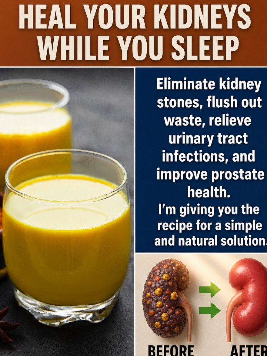 The Forgotten 3-Ingredient Drink That Could Transform Your Kidney, Urinary, and Prostate Health!