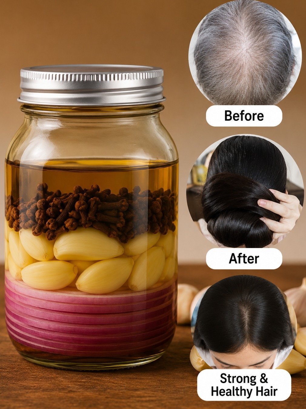 Viral Sensation: This 4-Ingredient Onion Hair Challenge Is The ONLY Natural Secret You Need For Insanely Thick, Shiny Hair!