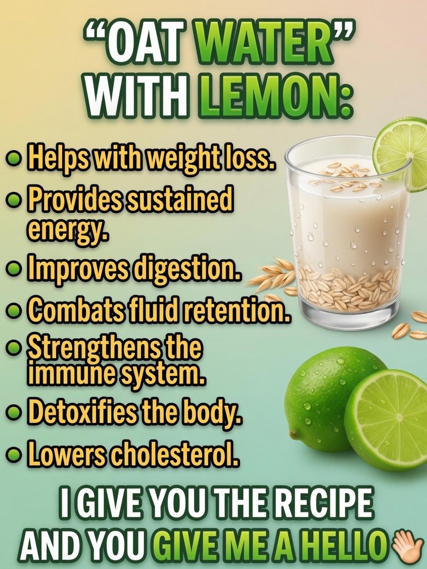 The Viral Wellness Secret: What Oat Water with Lemon *Actually* Does to Your Body (Prepare to Be Amazed!)