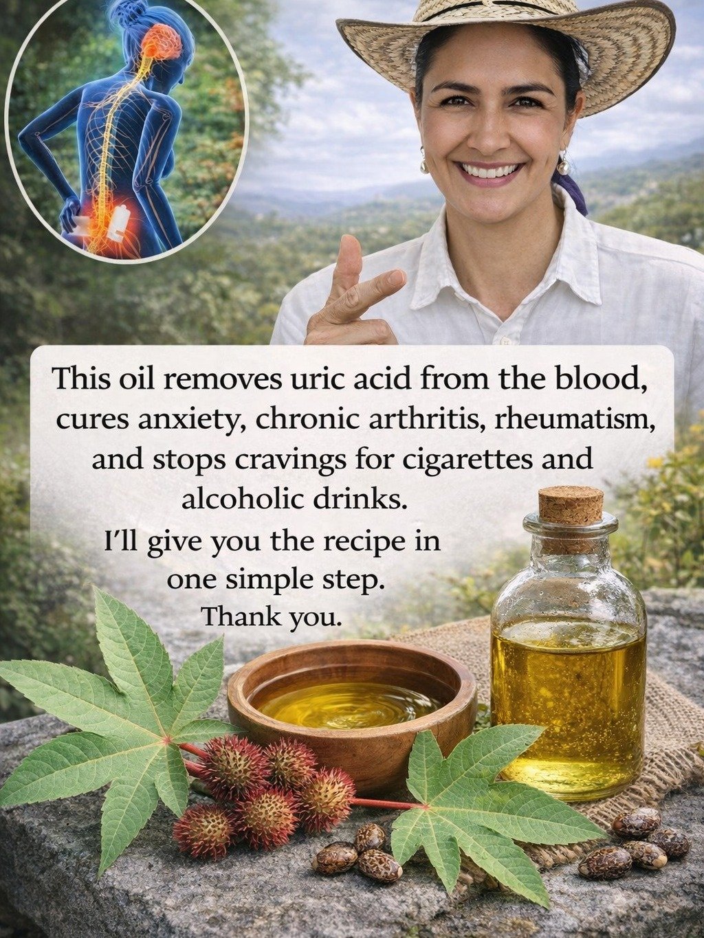 The Ancient Secret You're Missing: How Castor Oil Can Transform Your Joint Health, Slash Uric Acid, and Calm Your Entire Body!