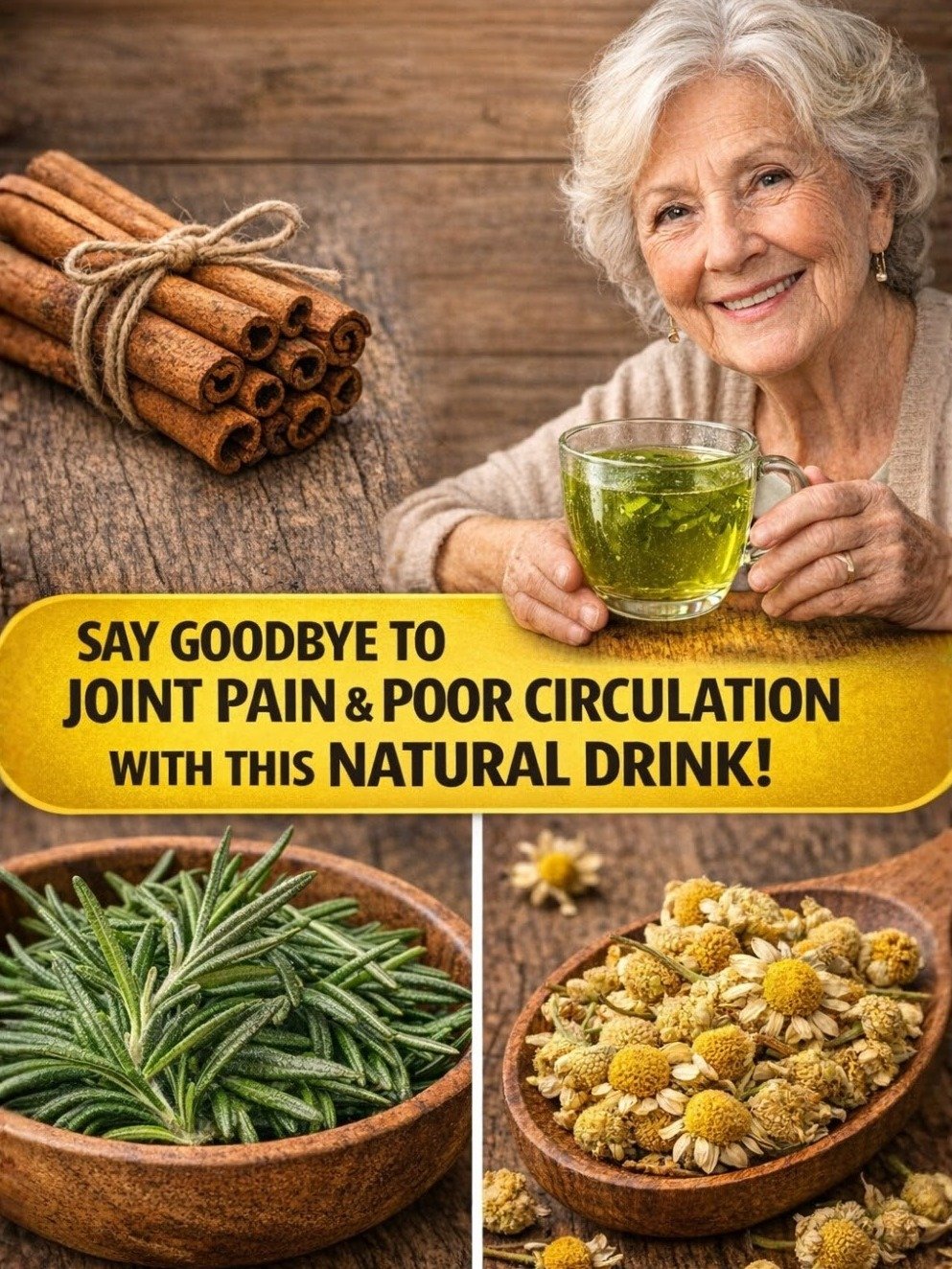 Unlock Ancient Relief: This 3-Ingredient Tea Could REVERSE Your Arthritis Pain & Supercharge Circulation!