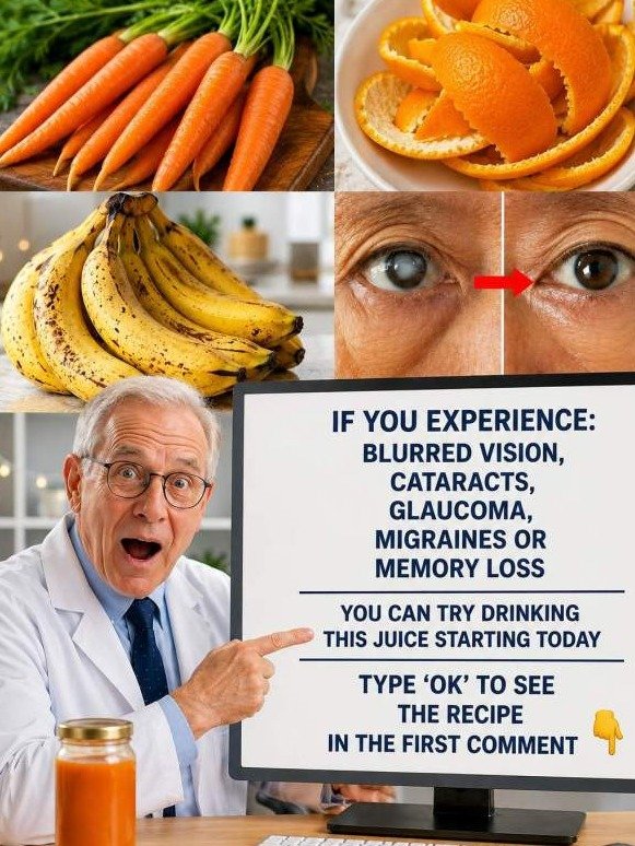 The Shocking Truth About Oranges, Carrots & Bananas: Why This Juice Could REVOLUTIONIZE Your Vision & Memory!