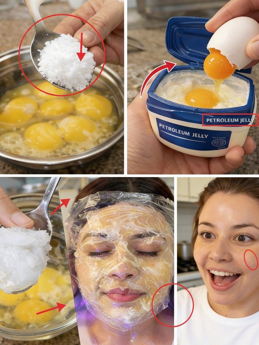The Overnight Skin Secret You've Been Missing: Egg Yolk & Petroleum Jelly for Ageless Radiance!