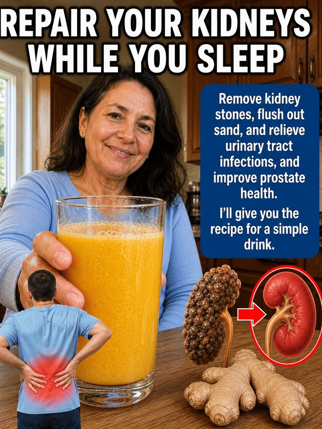 The 3-Ingredient Drink That Could Secretly Transform Your Kidney, Urinary & Prostate Health (Don't Miss This!)