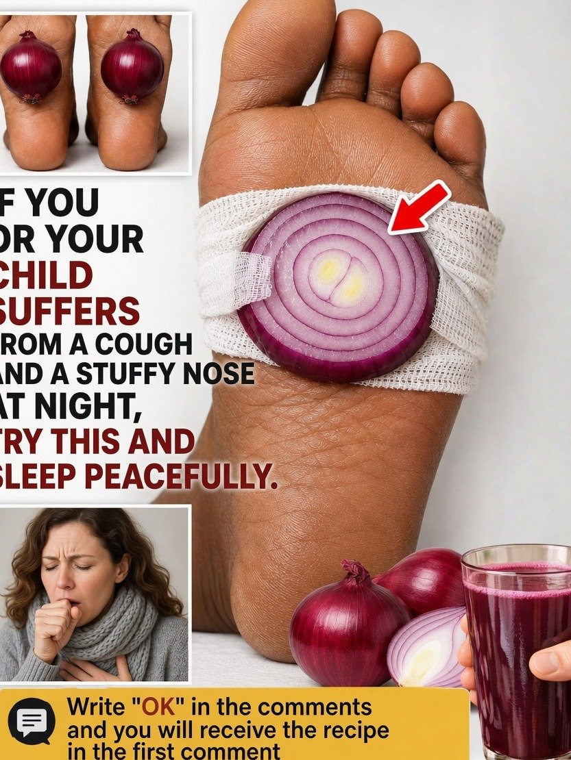 The Shocking Overnight Onion Hack That Could Finally End Your Nighttime Coughs and Stuffy Noses!