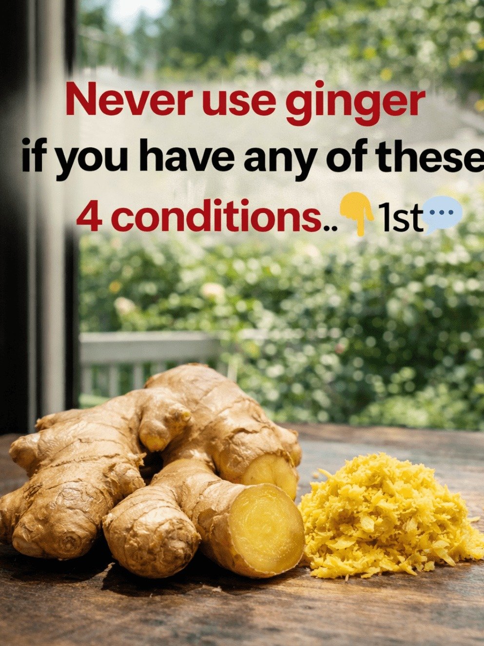 STOP! You Might Be Harming Yourself With Ginger: 4 Critical Health Conditions Where This 'Superfood' Is DANGEROUS (Doctor's Warning)
