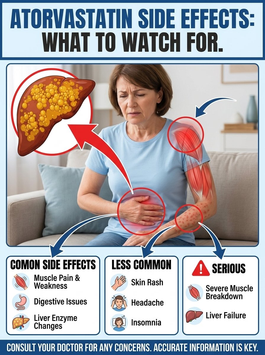 Is Your Atorvastatin Medication Sabotaging Your Health? 15 Hidden Side Effects Seniors MUST Know Before It's Too Late!