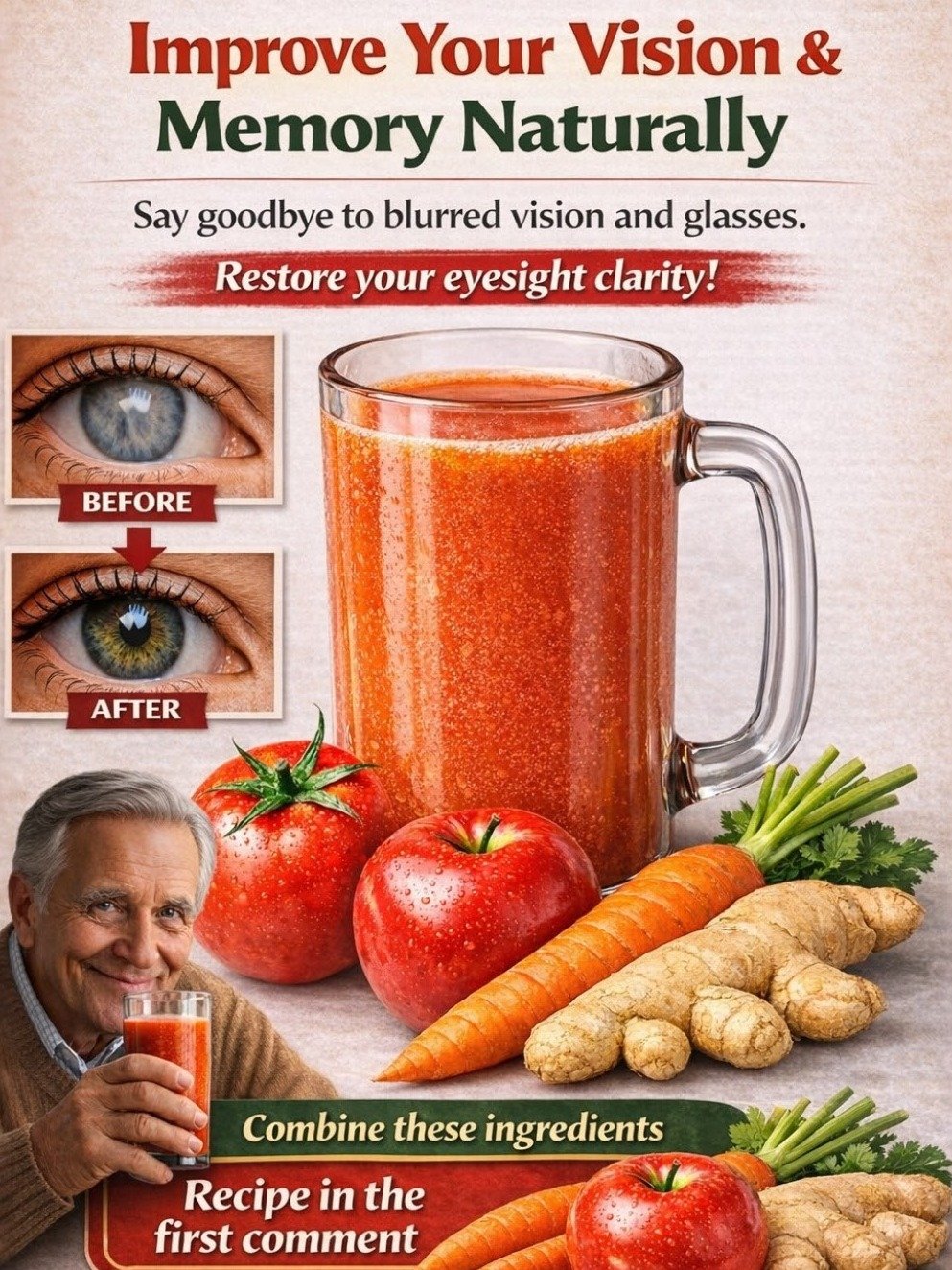 Forget Screen Fatigue! This 4-Ingredient Drink Could Be Your Secret Weapon for Crystal Clear Vision & Unstoppable Memory