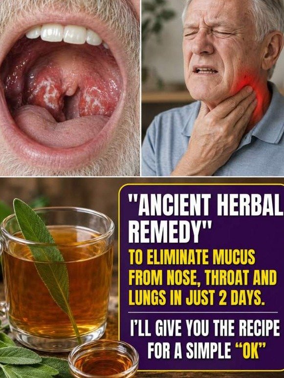 The Ancient Kitchen Secret That Instantly FLUSHES Out Mucus From Your Lungs, Throat & Nose (And 1 Mistake to Avoid!)