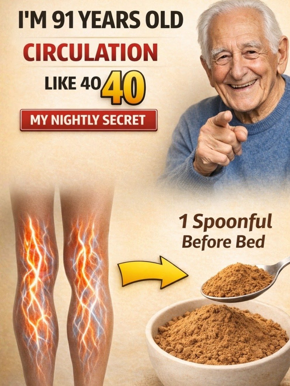 Seniors, Don't Miss Out! The 1-Minute Bedtime Snack That Could Revolutionize Your Leg & Foot Circulation by Tomorrow!