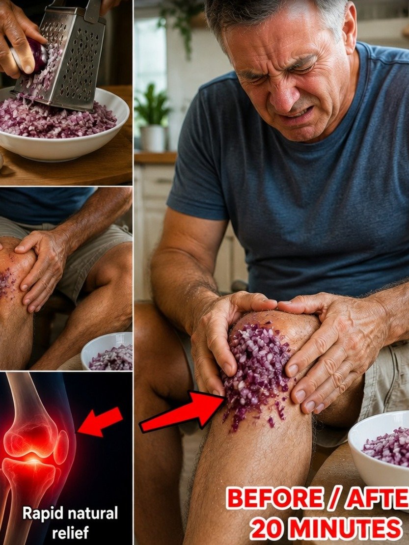The Shocking Kitchen Secret for Tired Legs: Why You NEED to Put Red Onion & Garlic on Your Feet Tonight!