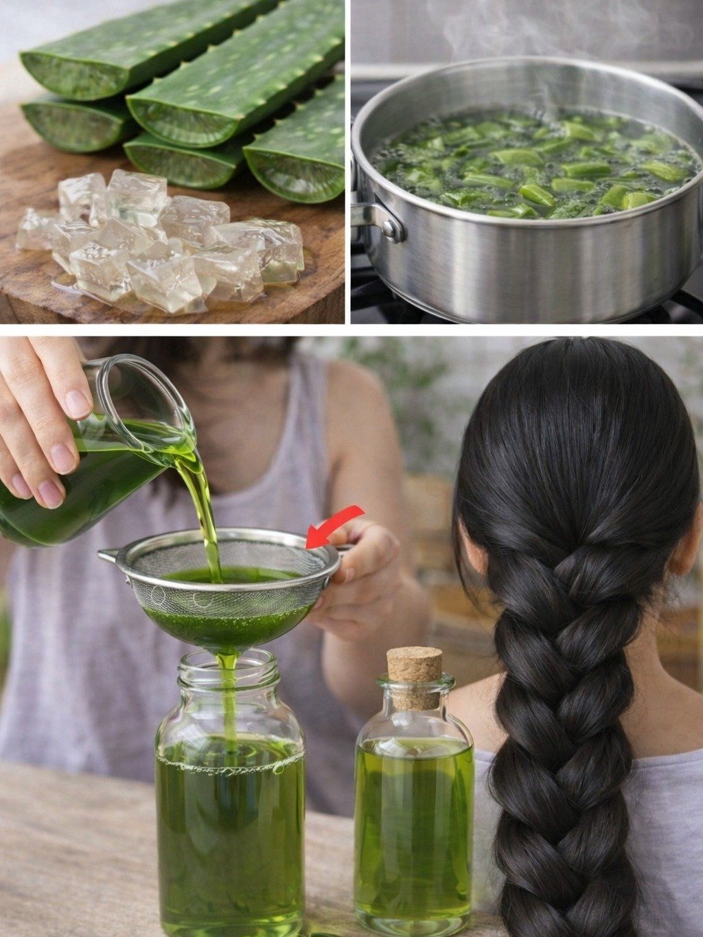 Unlock Your Hair's Secret Weapon: The 3-Ingredient DIY Aloe Vera Oil That Will Transform Your Locks Overnight!