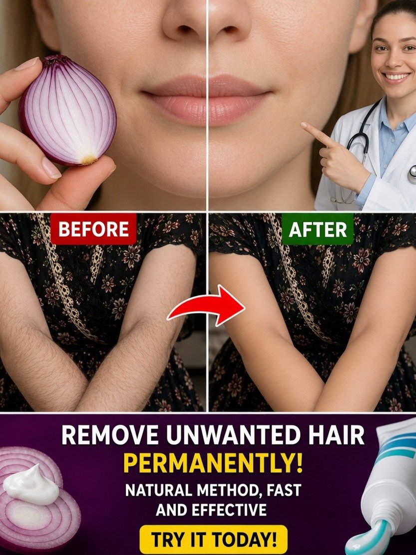 Unbelievable! Get Rid of Unwanted Hair in 2 Minutes Using THIS Natural Kitchen Secret