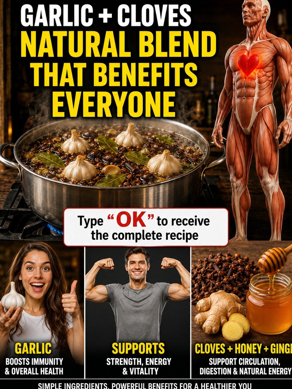 Forget Everything Else! This 3-Ingredient Tonic Unlocks 18 Jaw-Dropping Health Benefits (Ginger, Cloves & Honey Secret Revealed!)