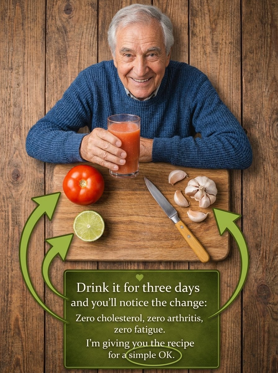 The 1-Minute Morning Juice That Could REVERSE High Cholesterol & Transform Your Heart Health!