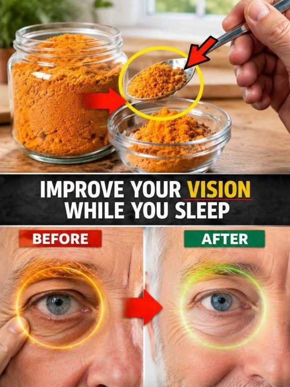 Forget Blurry Vision: The Shocking Nighttime Turmeric Ritual That Resets Your Eyes While You Sleep (Especially If You're Over 60)