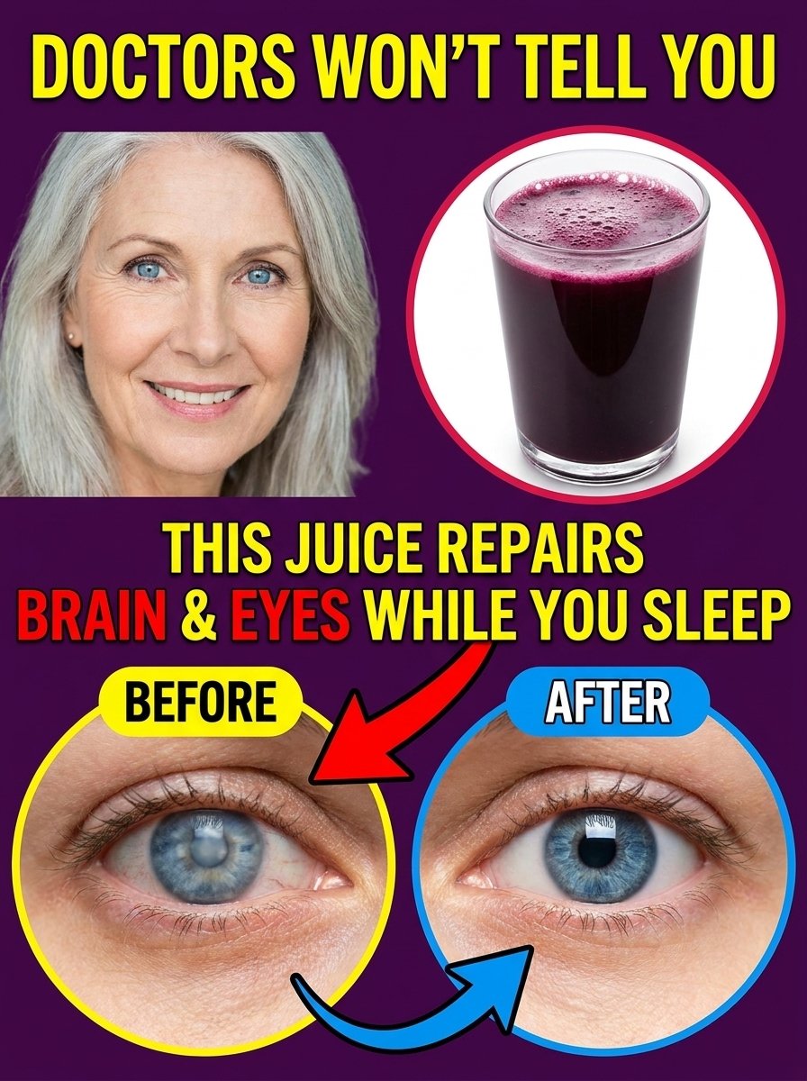 Unlock Sharper Vision & Boost Your Memory Overnight: 4 Juices You NEED to Drink Before Bed!