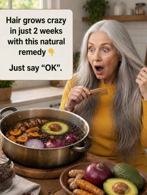 The Unbelievable Kitchen Secret: This Onion-Turmeric Spray Forces Hair To Grow FASTER – Don't Miss Out!