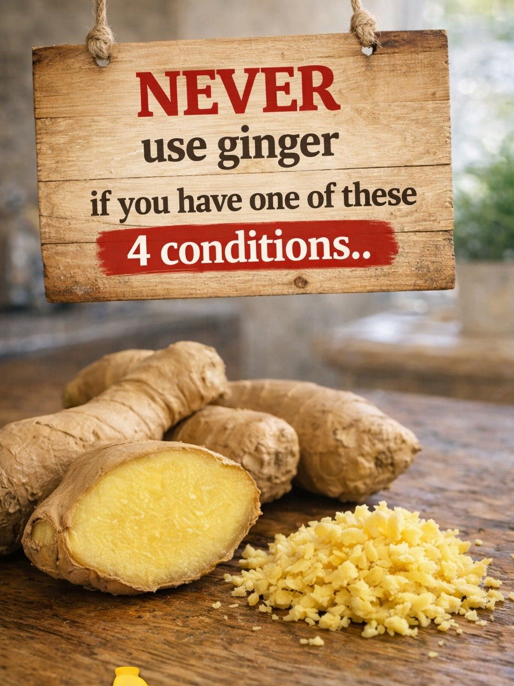 WARNING: Are You Taking Ginger Wrong? 4 Times You MUST Talk to Your Doctor First