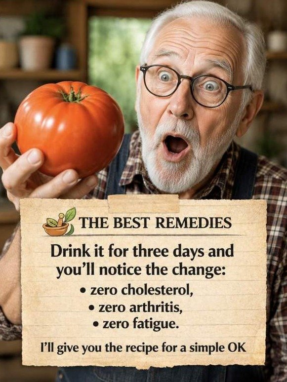 The Shocking Tomato Drink That Erases Cholesterol, Arthritis, AND Crushing Fatigue (Why You Haven't Heard About It)