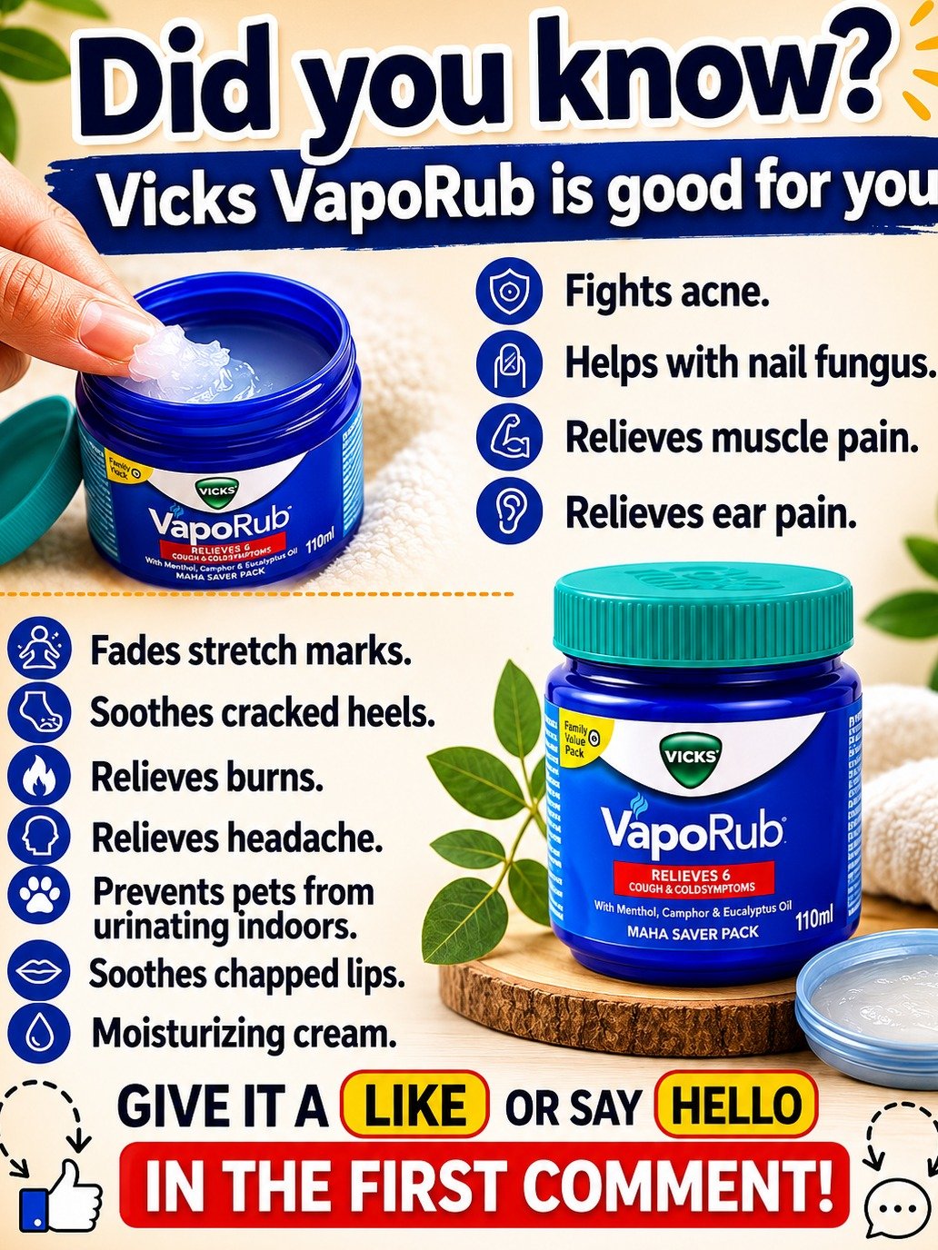 Unlock the Secrets: 7 Mind-Blowing Vicks VapoRub Hacks You Won't Believe (Beyond Just Colds!)
