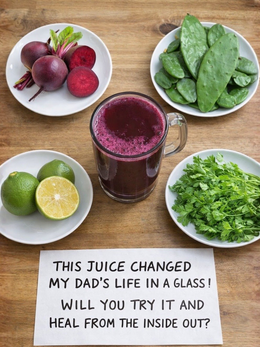 My Dad's Doctor Was Speechless: This 4-Ingredient 'Miracle Juice' Transformed His Health!
