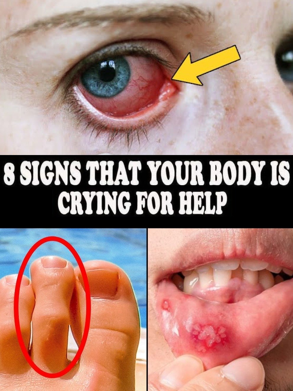 STOP Ignoring These 8 Urgent Body Signals! Your Health Depends On It.