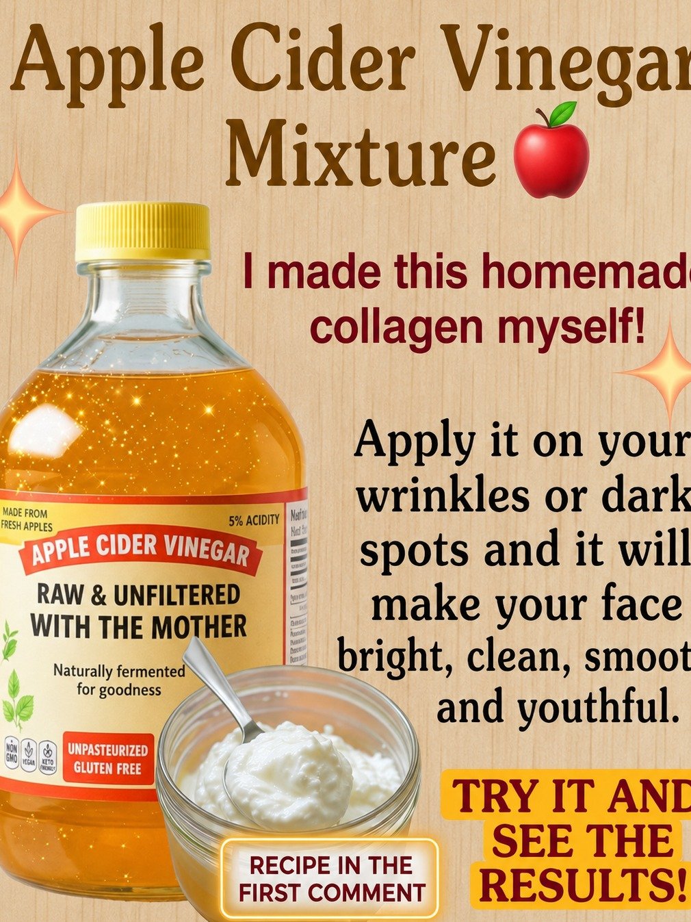 Only 2 Nights? This Collagen & ACV Hack Could Make Your Wrinkles Vanish – Don't Miss Out!