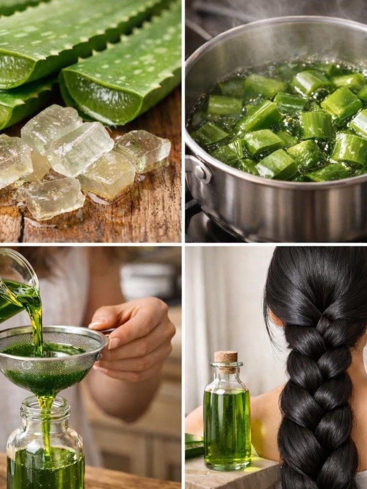 The ONE Ingredient for Rapid Hair Growth & Zero Hair Fall? Make This Aloe Vera Oil at Home!