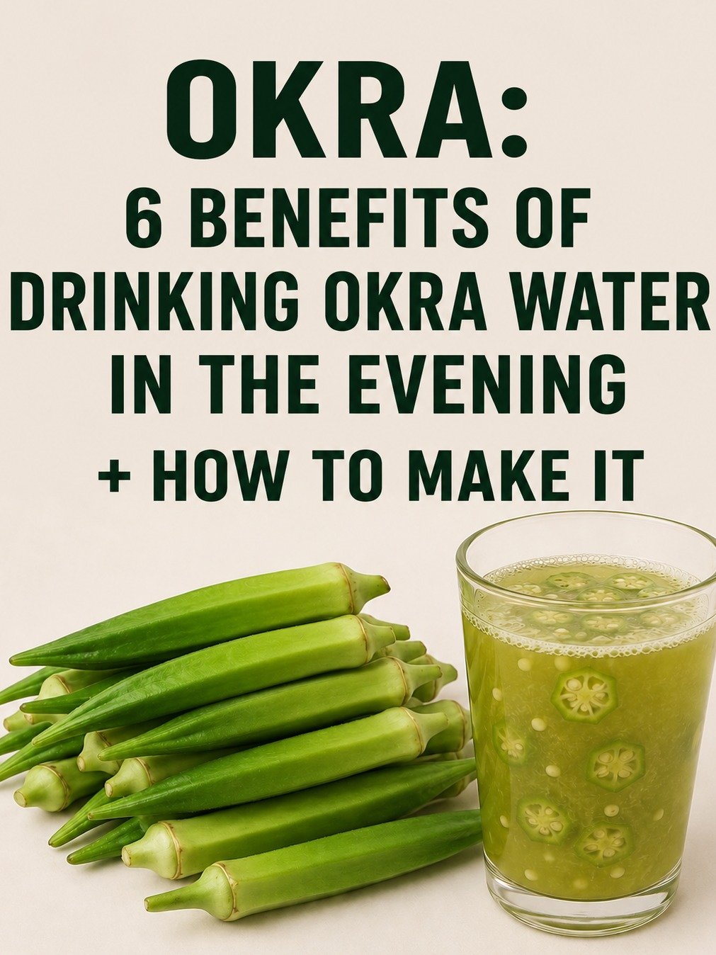 Unleash Your Best Self: 6 Unbelievable Benefits of Drinking Okra Water Tonight (Easy DIY Recipe Included!)