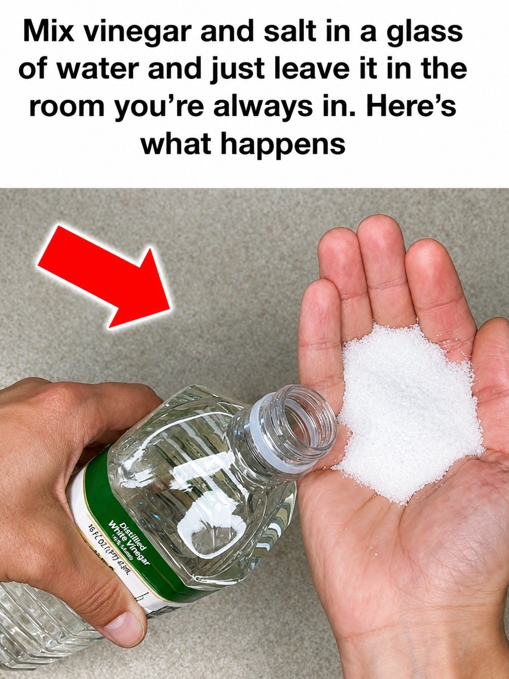 The Viral Room Hack: Place Vinegar & Salt in Water Overnight and Wake Up to THIS Shocking Change!