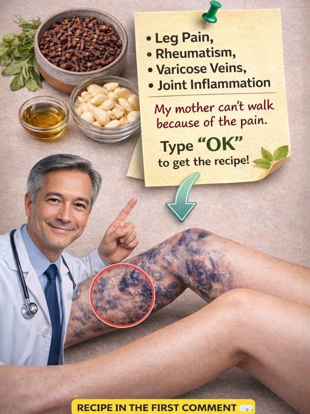 Uncover the Secret! This 3-Ingredient Kitchen Fix Could Banish Varicose Veins & Transform Your Legs!