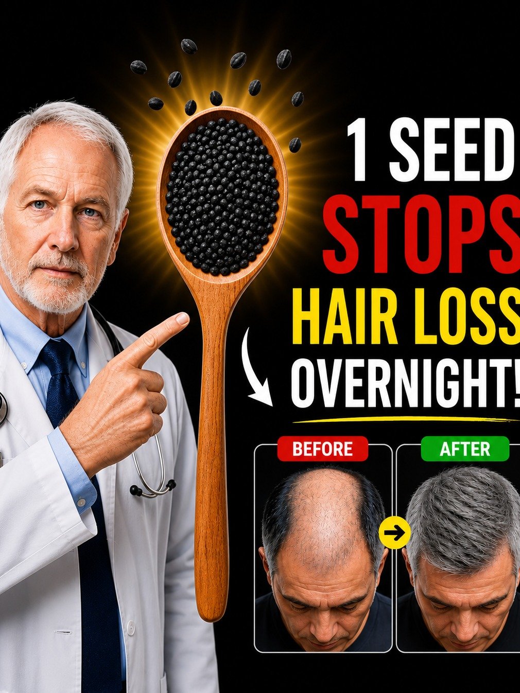 The Bedtime Secret That Could Transform Your Hair After 60: Is This Ancient Seed the Key?