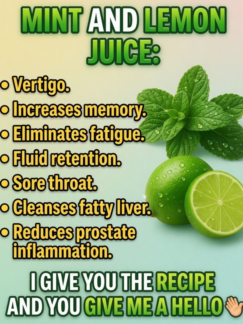Forget Everything You Knew: This 1-Minute Mint & Lemon Drink Is Your Secret Weapon for Energy, Detox & Glowing Health!