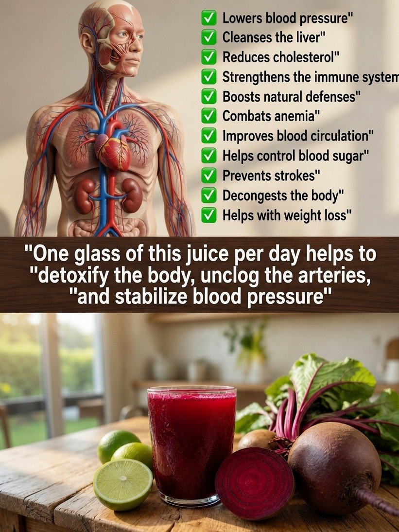 Unlock Your Inner Glow: The 5-Minute Beetroot & Lemon Elixir That Will Revolutionize Your Health!