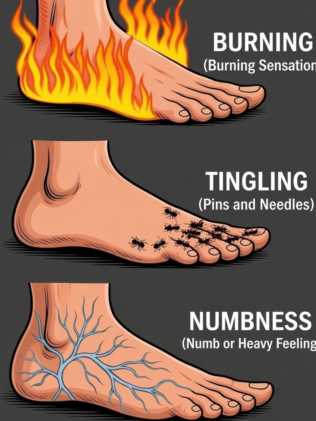 🚨 Warning Signs From Your Feet: What Burning, Numbness & Tingling REALLY Mean (Don't Ignore These Symptoms!)
