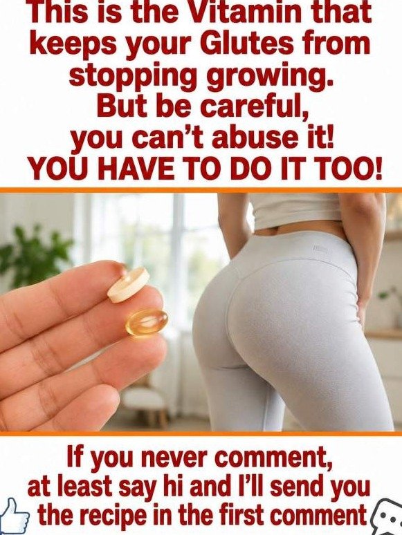 STOP Sabotaging Your Glutes! This ONE Vitamin Is The Secret To Growth, But You're Probably Using It Wrong.