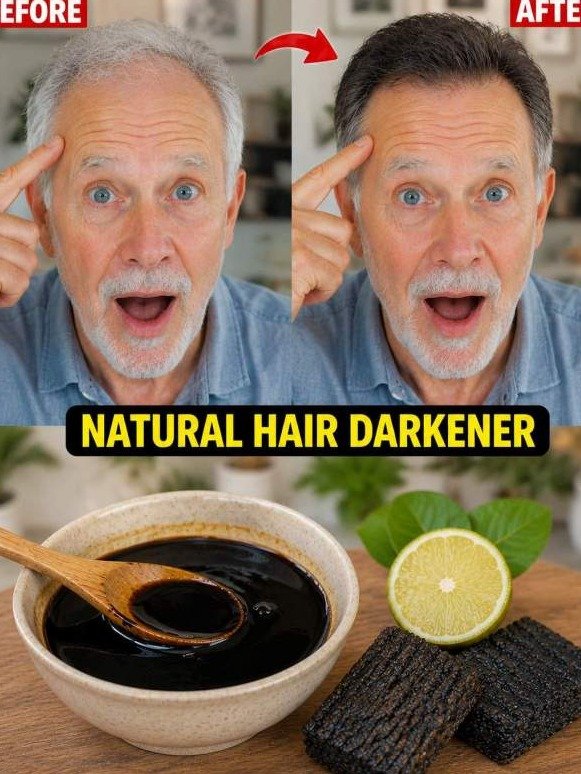 Forget Dye! This 1 Natural Charcoal Trick Instantly Transforms Gray Hair After 50 (The Secret Behind the Darker Look)