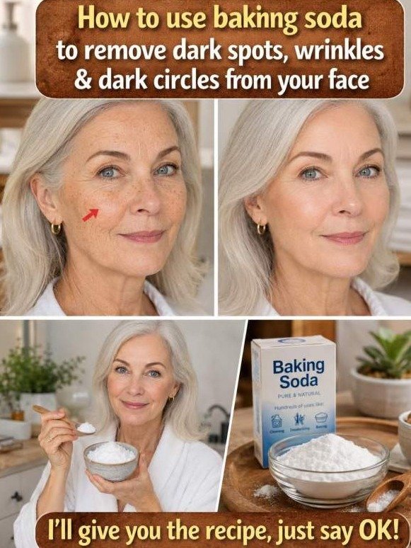 STOP Using Baking Soda on Your Face! The Shocking Truth About Dark Spots, Wrinkles & Dark Circles No One Tells You
