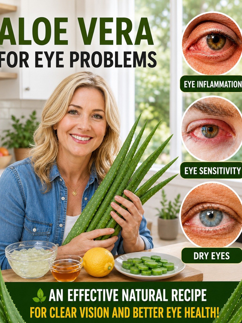 Unlock Brighter, More Comfortable Eyes: The Ancient Aloe Vera & Cinnamon Secret You're Missing!