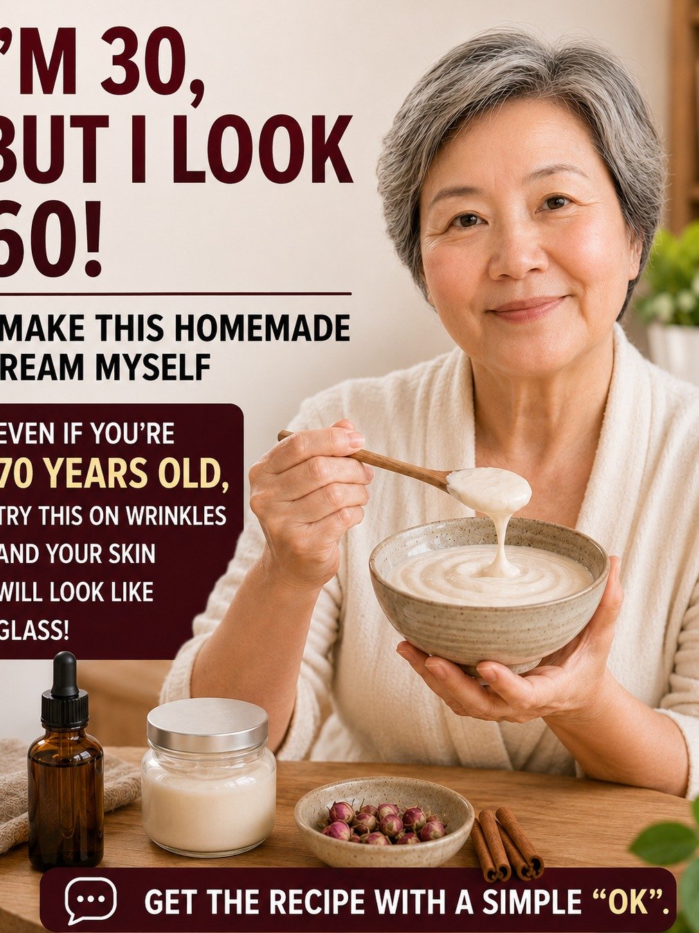 The 3-Ingredient Homemade Cream That Could *Erase* Wrinkles & Dark Spots – Your Skin Will Thank You!