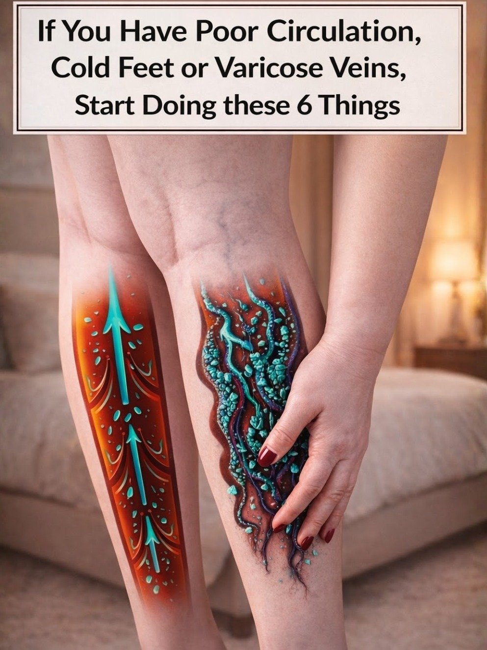 Cold Feet, Numbness, Varicose Veins? 6 Everyday Habits You MUST Adopt NOW for Optimal Circulation!