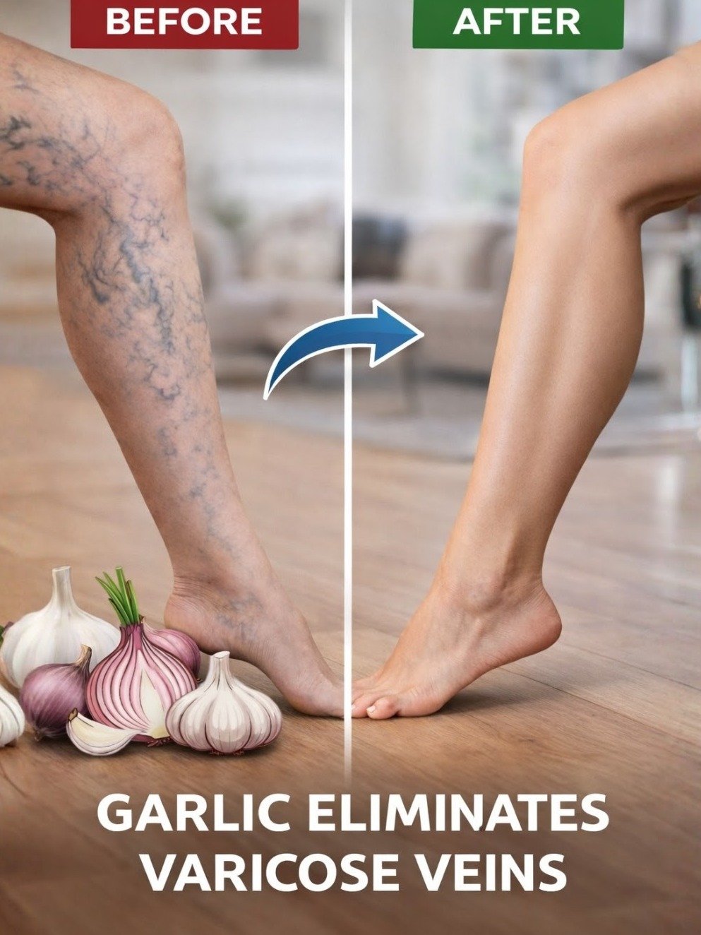Heavy Legs? Discover the 9 Shocking Ways Garlic & Onion Can Transform Your Varicose Veins!