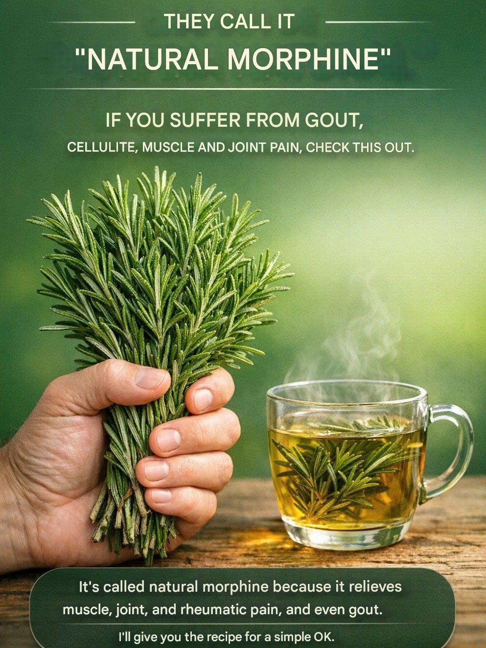 The Shocking Secret to Instant Pain Relief: Why Experts Are Calling Rosemary 'Nature's Morphine' for Joints & Muscles!