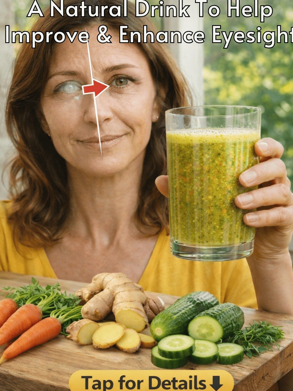 Unlock Sharper Vision: This 3-Ingredient Daily Drink Is Your Secret Weapon Against Eye Strain and Aging!